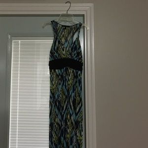 Racer back maxi dress