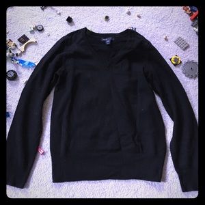 GAP KIDS black v neck sweater XL 12