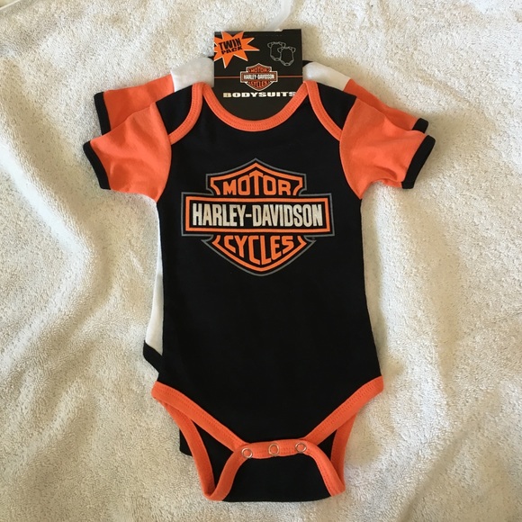 Harley Davidson 3-6mo Onesie set