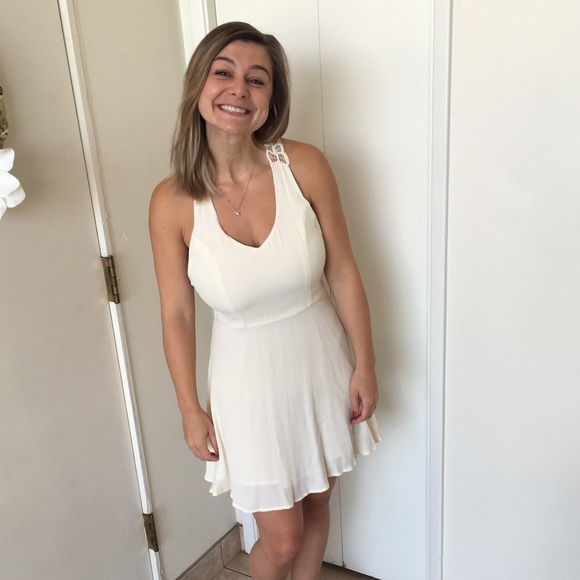 Cream dress