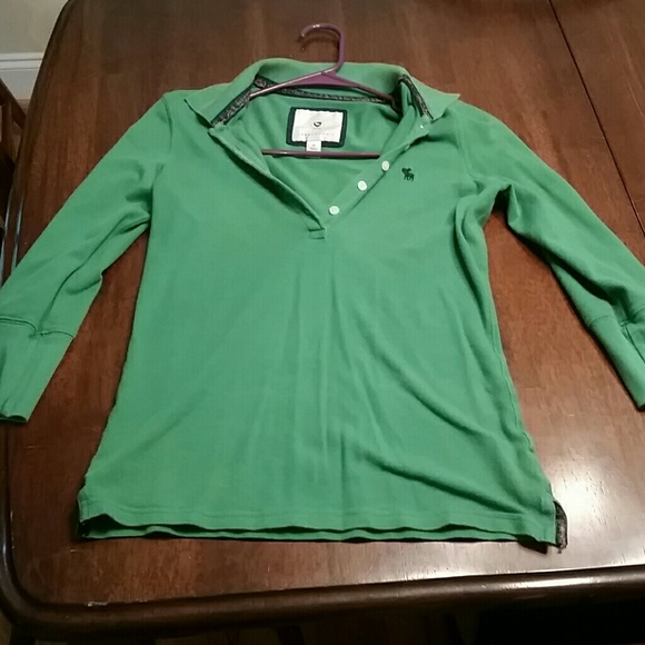 Abercrombie & Fitch 3/4 Sleeve Polo - Picture 2 of 2