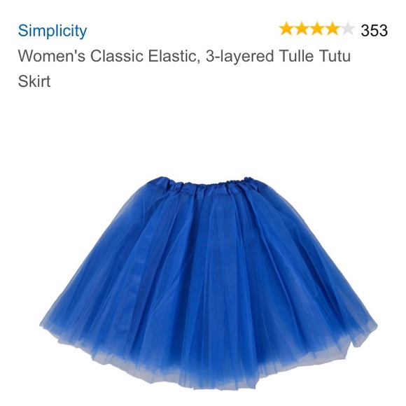 Blue tutu