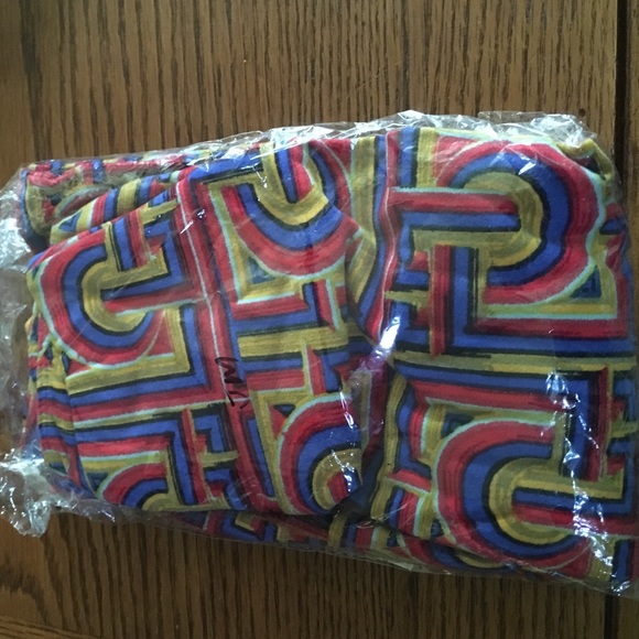 LuLaRoe Pants - LuLaRoe TC Leggings Multi Color Square Swirl