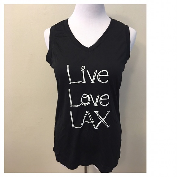 Live Love LAX Lacrosse Slim Fit Athletic Tank Top