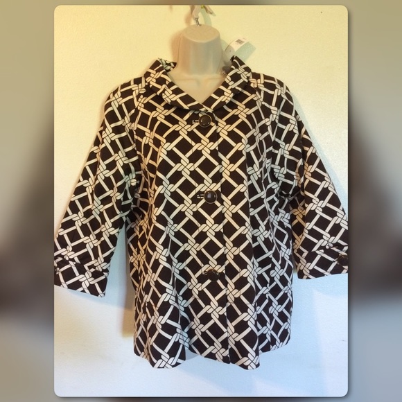 Banana republic womens brown&beige blazer size XL