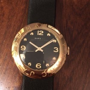 Black and gold Marc Jacobs watch
