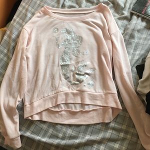 Light pink little mermaid sweater