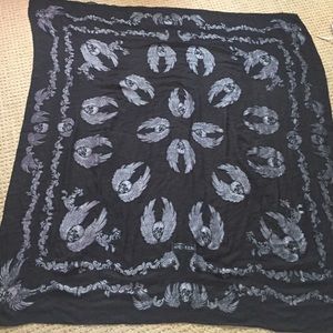 Alexander McQueen skull scarf shawl