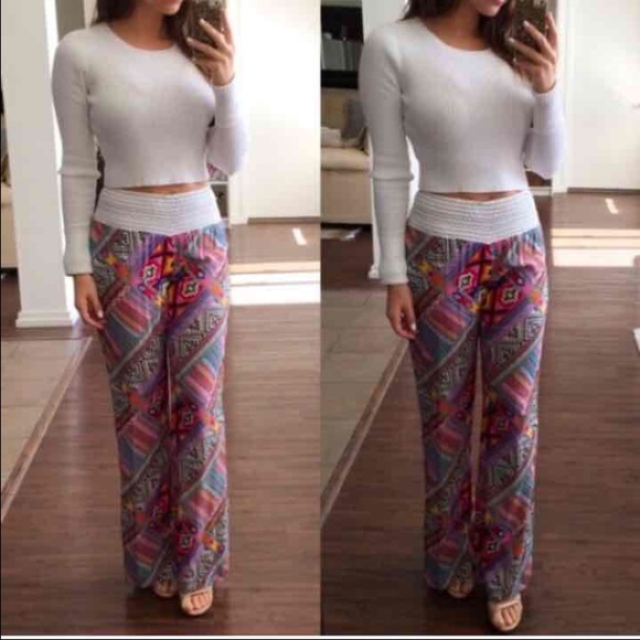 Boho Print Pants