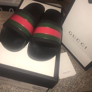 Gucci slip on sandals