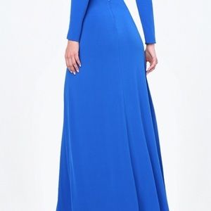 BEBE Royal Blue Knit Midi Skirt (size M)