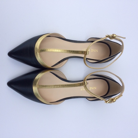 SOLD ~ NWOT Nine West Aubree T Strap flats 7.5 - Picture 3 of 4