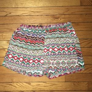 Aztec Print shorts