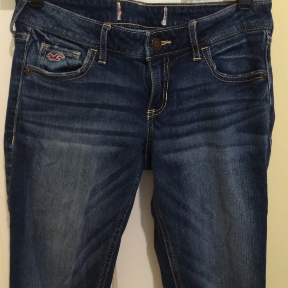Hollister Dark - Wash Skinny Jeans