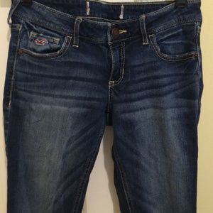 Hollister Dark - Wash Skinny Jeans