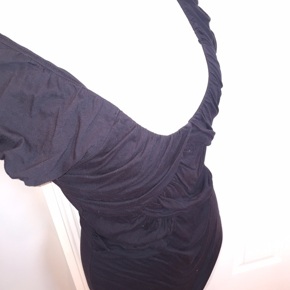 Anthropologie Tops - Deletta from Anthropology black rouched SALE! Anthropologie Tops - Deletta from Anthropology black rouched SALE!