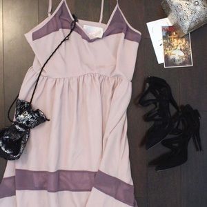 Maxi/ High Low Purple Dress - Rory Beca for F21