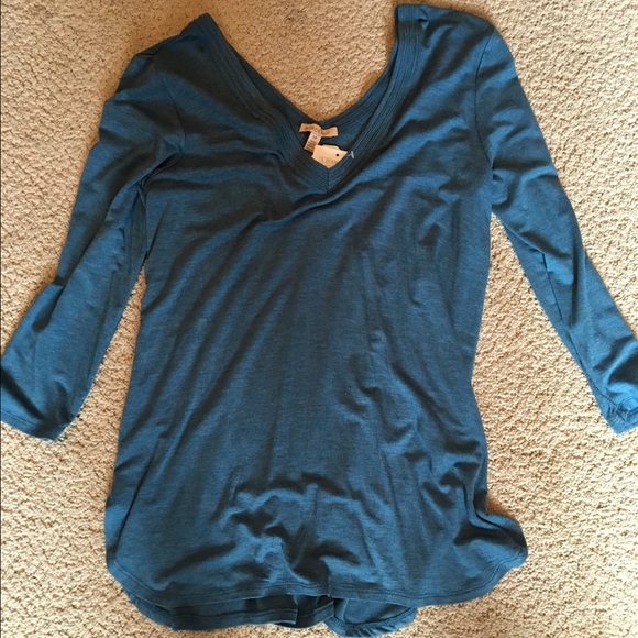 Anthropologie blue top