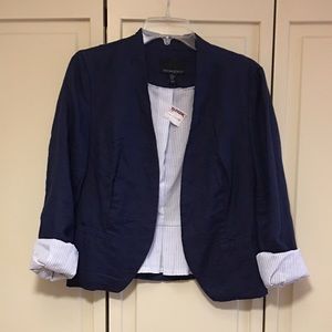 Cynthia Rowley Blue Linen Blazer, NWT