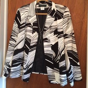 🎉FINAL PRICE Harve Benard Blk/Wht Jacket 18W New