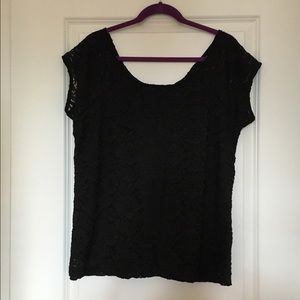 Black Lace Torrid Blouse