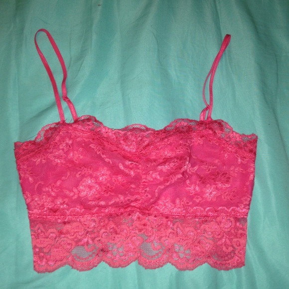Pink Lace Bralette