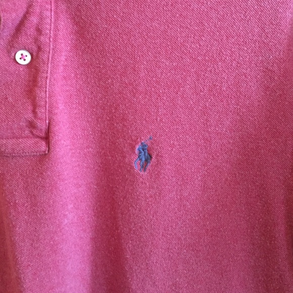 Watermelon red Ralph Lauren Polo / Large size - Picture 2 of 4