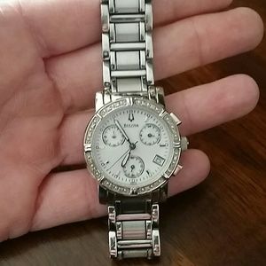 BULOVA ladies diamond face watch *OFFERS WELCOME*