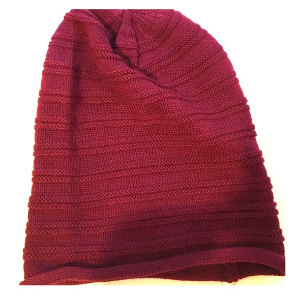 Burgundy Beanie