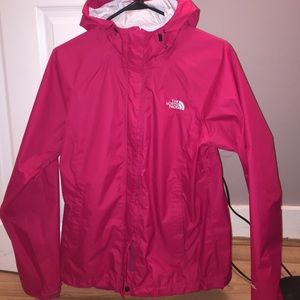 The North Face rain jacket