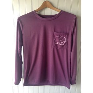 Purple Ivory Ella Elephant Tee