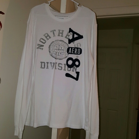 Aeropostale long sleeve  white shirt
