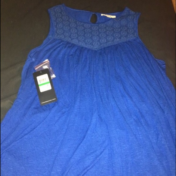 Blue Andrew Marc shirt size L