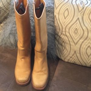 Frye Boots, yellow, 8.5 medium