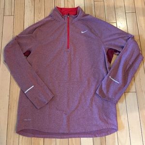 Nike boys running half zip top