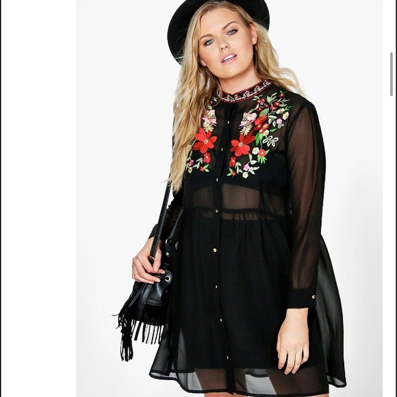 Embroidered dress
