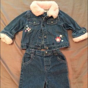 3-6 month jean jacket outfit