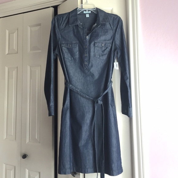 Old Navy Chambray Shirt Dress
