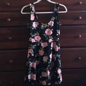 Flower print dress