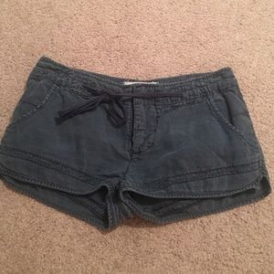 Faded navy shorts