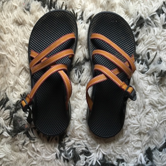 Orange Chaco Sandals
