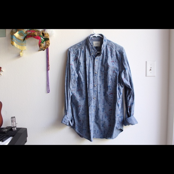 Deus ex Machina Desert Floral Chambray Button Down