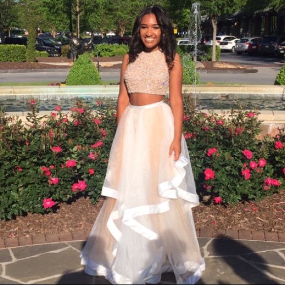 Two piece Prom dress from bravura