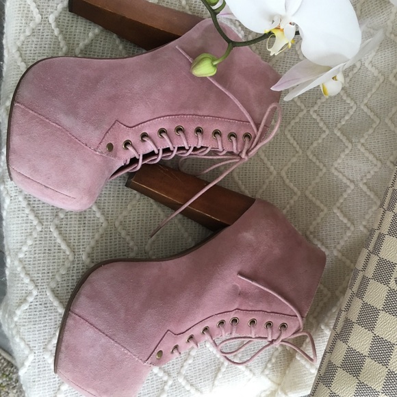 Pink Jeffrey Campbell Litas - Picture 2 of 4