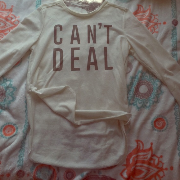 CANT DEAL. Slit long sleeve.