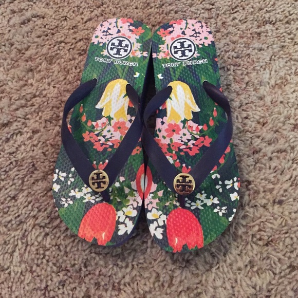 Tory burch wedged sandals