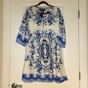 Beautiful Ice Silk Shift Dress