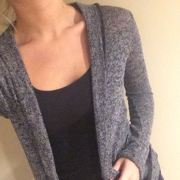 Grey cardigan
