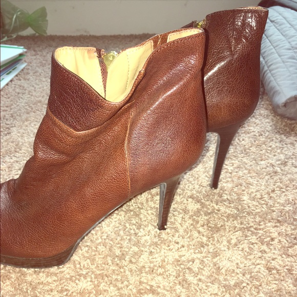 ♦️Last Call♦️Nine West Brown Heel Booties