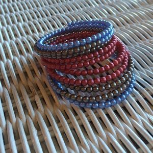 Multiple color bracelet